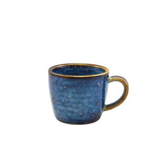 Neville Genware Terra Porcelain Aqua Blue Espresso Cup, 9cl/3oz