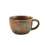 Neville Genware Terra Porcelain Rustic Copper Coffee Cup, 28.5cl/10oz 