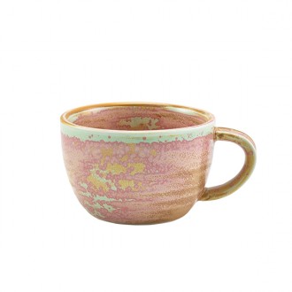 Neville Genware Terra Porcelain Rose Coffee Cup, 28.5cl/10oz