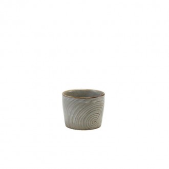 Neville Genware Terra Porcelain Grey Organic Dip Pot, 90 ml