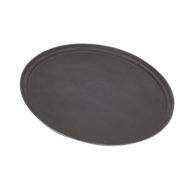 Neville Genware Gengrip 27" Oval NON-SLIP Tray, Black