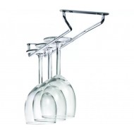 Neville Genware Chrome Glass Hangers 24 Inches 