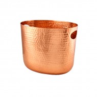 Neville GenWare Copper Aluminium Hammered Wine Bucket, 30.5cm