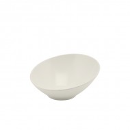 Neville Genware White Melamine Slanted Buffet Bowl, 30X29X13cm