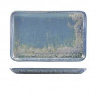 Neville Genware Terra Porcelain Seafoam Rectangular Platter, 30 x 20cm (L x W)