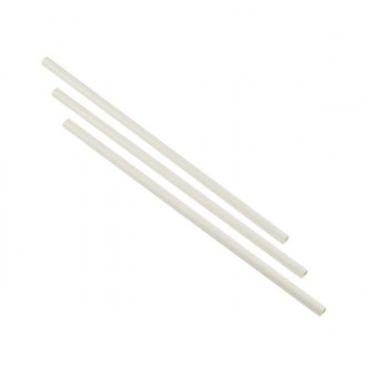 Neville Genware Paper Straws White, 14cm (500pcs)