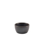 Neville Genware Terra Porcelain Black Ramekin 70ml/ 7cl/2.5oz 