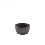 Neville Genware Terra Porcelain Black Ramekin 70ml/ 7cl/2.5oz 