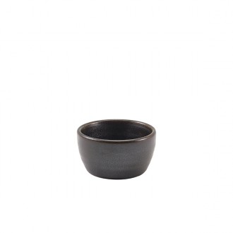 Neville Genware Terra Porcelain Black Ramekin 70ml/ 7cl/2.5oz 