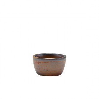 Neville Genware Terra Porcelain Rustic Copper Ramekin 45ml/1.5oz