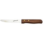 Neville Genware Steak Knife Large - Dark Wood Handle	