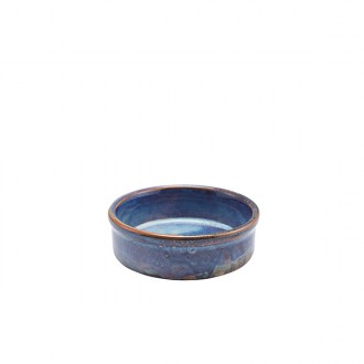 Neville Genware Terra Porcelain Aqua Blue Tapas Dish, 10cm