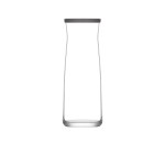 Neville Genware Vera Glass Carafe with Silicone Lid, 1.2 Litres