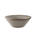 Neville Genware Terra Porcelain Grey Conical Bowl, 14cm