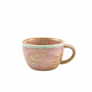 Neville Genware Terra Porcelain Rose Coffee Cup, 22cl/7.75oz