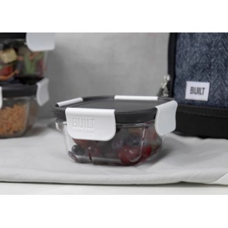 Built Professional Glass Snack Box, 300ml 