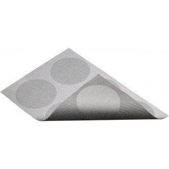 Kitchen Craft Woven Reversible Grey Spots Placemat