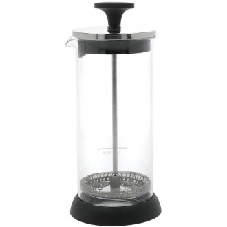 La Cafetière Glass Milk Frother, Black, 400ml