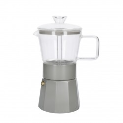 KENYA - French Press Coffee maker, 4 cup, 0.5 l, 17 oz (Black)