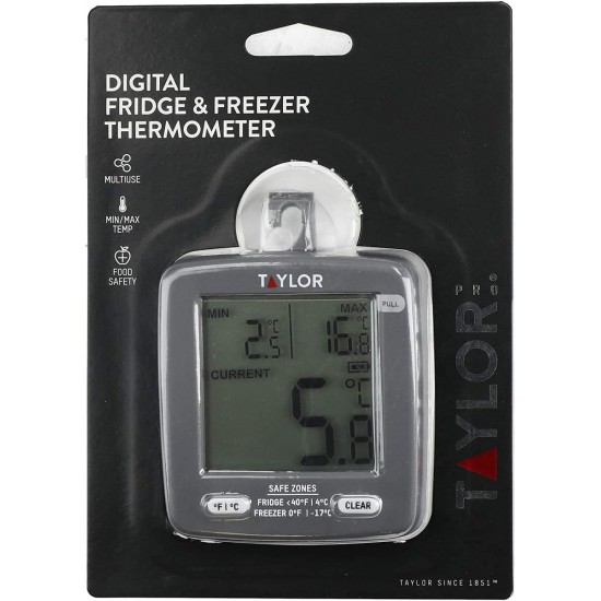 Shop quality Taylor Pro Freezer Thermometer, Energy Saving, Current-Min-Max Temperature Display, -4°F to -140°F Range in Kenya from vituzote.com Shop in-store or online and get countrywide delivery!