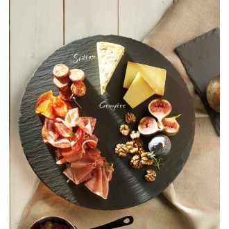 Artesà Slate Lazy Susan, Rotates 360 degrees, 35cm