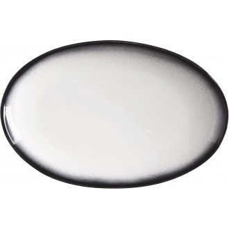 Maxwell & Williams Caviar Granite Oval Plate, 30cm