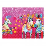 Maxwell & Williams Love Hearts Zig Zag Zeb Tea Towel