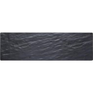 KitchenCraft Rectangular Melamine Slate-Effect Food Serving Platter, 53 cm x 16 cm (21" x 6½")