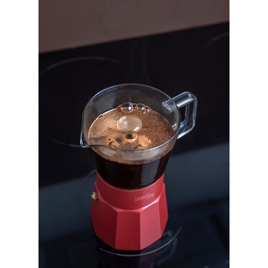 Shop quality La Cafetière Verona Glass Espresso Maker-6-Cup, Red in Kenya from vituzote.com Shop in-store or online and get countrywide delivery!