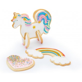 Sweetly Does It 3D Unicorn Cookie Cutters