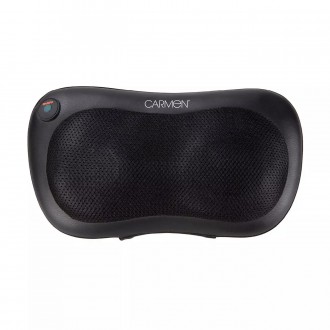 Carmen Shiatsu Massage Pillow with Heat,Black