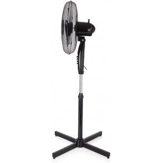 Presto by Tower Pedestal Fan with 3 Speeds, Adjustable Height, Oscillation, 16”, 40W, Black