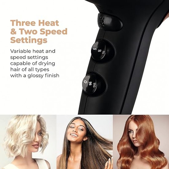 Shop quality Carmen Noir Hair Dryer with Concentrator Nozzle, 2200 W, Black and Copper in Kenya from vituzote.com Shop in-store or online and get countrywide delivery!