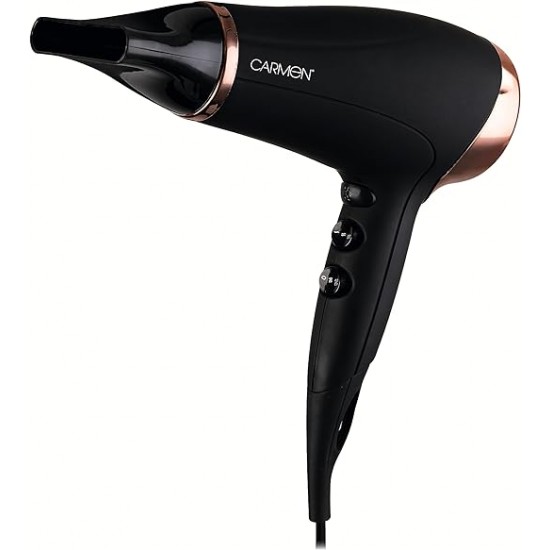 Shop quality Carmen Noir Hair Dryer with Concentrator Nozzle, 2200 W, Black and Copper in Kenya from vituzote.com Shop in-store or online and get countrywide delivery!