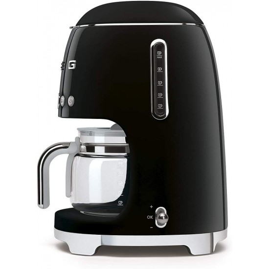 Shop quality SMEG 50 S Retro Style Drip Filter Coffee Machine, 10 Cup Capacity 1.4 Liter Tank, Black in Kenya from vituzote.com Shop in-store or online and get countrywide delivery!