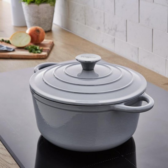 Shop quality Tower Cast Iron Casserole Dish Induction friendly/non-stick-24cm Grey, 4 Litre in Kenya from vituzote.com Shop in-store or online and get countrywide delivery!