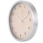 Tower Glitz Wall Clock, Glass Front, Battery Operated, Blush Pink, 30 cm