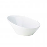 Neville Genware Porcelain Oval Sloping Bowl, 16cm/6.25"