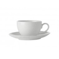 Maxwell & Williams White Basics Cappuccino Cup And Saucer, 300ml