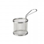 Neville Genware Serving Fry Basket Round, 9.3 X 9cm