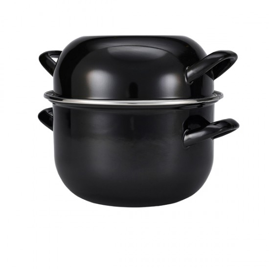 Shop quality Neville Genware Black Enamel Mussel Pot 26cm, 5 Litres Capacity in Kenya from vituzote.com Shop in-store or online and get countrywide delivery!