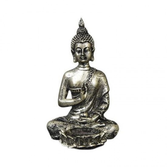 Shop quality Candlelight Buddha Candle Holder Silver Effect, 13.5cm in Kenya from vituzote.com Shop in-store or online and get countrywide delivery!