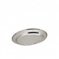 Neville GenWare Stainless Steel Oval Flat Server, 22cm/9"