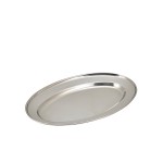 Neville GenWare Stainless Steel Oval Flat Server, 30cm/12" 