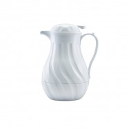 Neville Genware Insulated Beverage Server- White, 2 Litres