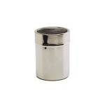 Neville GenWare Stainless Steel Shaker With Mesh Top 33cl/11.6oz, Includes a Plastic Cover