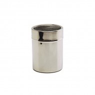 Neville GenWare Stainless Steel Shaker With Mesh Top 33cl/11.6oz, Includes a Plastic Cover