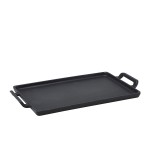 Neville GenWare Cast Iron Rectangular Platter 25 x 15.5cm 29 x 15.5 x 2.5cm (L x W x H)