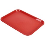 Neville Genware Fast Food Tray -Red Medium (41.5 x 30.5cm)