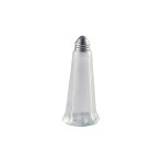 Neville Genware Glass Lighthouse Salt Shaker Silver Top  38ml/1.3oz